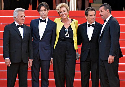 Cast van The Meyerowitz Stories in Cannes, 2017