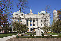 Capitol del Estado de Indiana, Indianápolis, Estados Unidos, 2012-10-22, DD 03.jpg