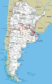 Duplicate Highways of Argentina, in red Carreteras Duplas de Argentina 2020.jpg
