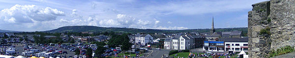 Panoramic view from the castle