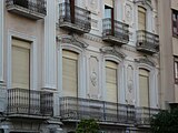 Català: Casa Fortuny, antiga Casa Llorach, Casa Mallol, Casa de Miquel Aleu. c/ d'en Granada, 5 (Tarragona). This is a photo of a building listed in the Catalan heritage register as Bé Cultural d'Interès Local (BCIL) under the reference IPA-12468. Object location 41° 07′ 03.74″ N, 1° 15′ 35.32″ E  View all coordinates using: OpenStreetMap