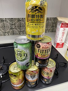 <i>Chūhai</i> Alcoholic drink from Japan