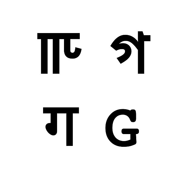 File:Classical Meitei Mayek letter “Gok” (G) and its equivalent alphabets of Eastern Nagari (Bengali Assamese), Devanagari & Latin (Roman) scripts.jpg