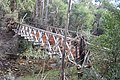 English: A disused bridge over Sunday Creek at Clonbinane, Victoria