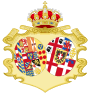 Coat of Arms of Maria Cristina, Queen of the Two Sicilies.svg