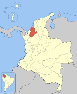 Dipartimento di Córdoba - Localizzazione