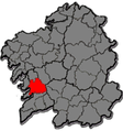 Comarca de Pontevedra (Barro, Campo Lameiro, Cotobade, A Lama, Poio, Ponte Caldelas, Pontevedra e Vilaboa), Galicia.