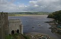 2010-09-08 The River Conwy estuary at Conwy Castle.