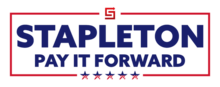 Stapleton's campaign logo Corey Stapleton 2024 logo.png