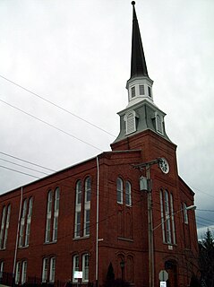 Court Street Baptist Church church building in Virginia, United States of America