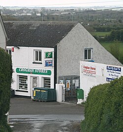 Croghan desa dari Croghan Hill