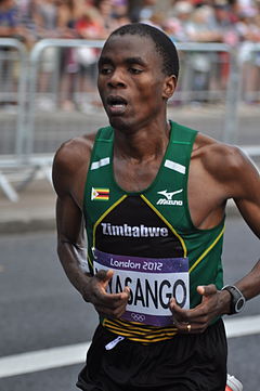 Cuthbert Nyasango - 2012 Olimpiyat Maratonu.jpg