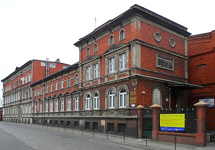 Facade of the facility on Czartoryskiego