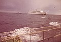 האונייה דן מתדלקת אחת מספינות שרבורג. צילום מאח"י חרב דצמבר 1969.