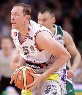 Darius Songaila retired Lithuanian basketball player