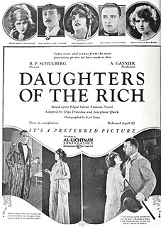 <i>Daughters of the Rich</i> 1923 film