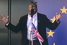 Lammy speaking at an anti-Brexit rally in Parliament Square on 25 March 2017 David Lammy March 2017 (cropped).jpg