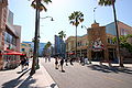 Hollywood Boulevard, the main street of the land, as it appeared in 2010