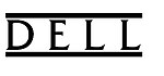 Dells første logo fra 1987 til 1989