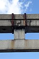 Detail on the torii at Hōkoku, a Shinto shrine in Chuo-ku.