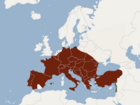 Zona de distribuție a Marelui Murin