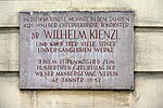 Wilhelm Kienzl - memorial plaque