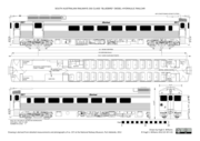 Drawing of South Australian Railways 'Bluebird' railcar 257