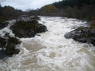 Eas Urchaidh waterfall on the River Orchy Eas Urchaidh waterfall on the River Orchy - geograph.org.uk - 1554077.jpg