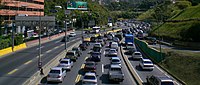 Autopista Prados del Este (Prados del Este Highway), important road in the municipality East Highway, Caracas.jpg