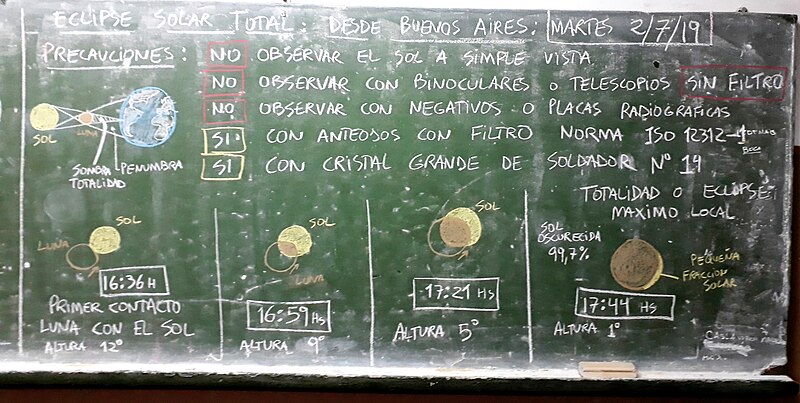 File:Eclipse solar total del 2 de julio de 2019 - EES N° 2 "Bernardino Rivadavia".jpg