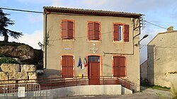 Skyline of Montirat (Aude)