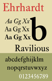 Ehrhardt (typeface)