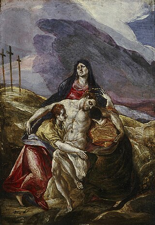 <i>Pietà</i> (El Greco) Painting by El Greco