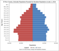 Thumbnail for File:El Paso County Colorado Population Pyramid.png