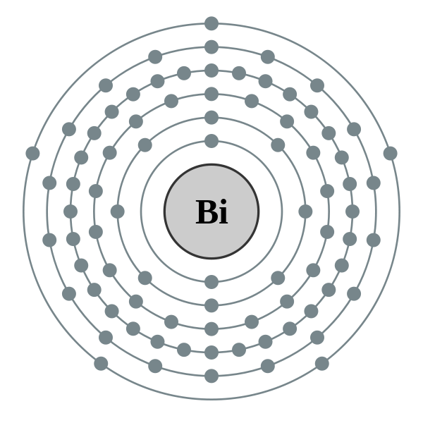 File:Electron shell 083 Bismuth - no label.svg