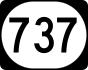 Kentucky Route 737 işaretçisi