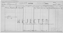 Enrollment for Cherokee Census Card R1055 - NARA - 260118.tif