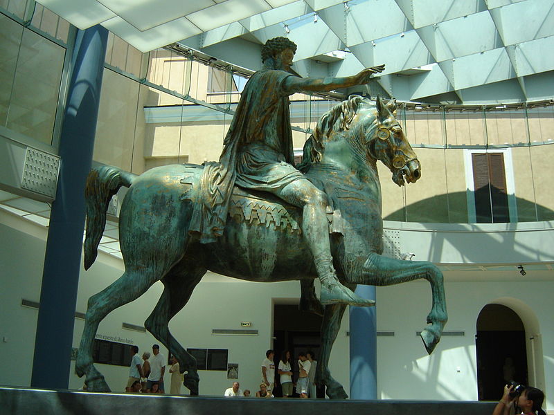 File:Equestrian Statue of Marcus Aurelius, profile.jpg