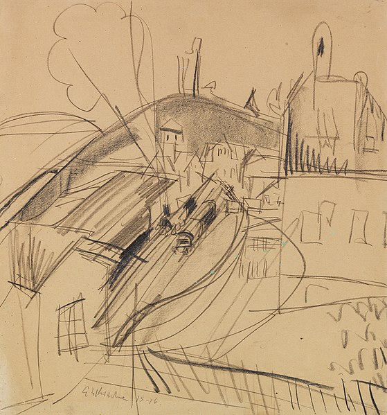 File:Ernst Ludwig Kirchner Bahnhof Königstein 1915-16.jpg