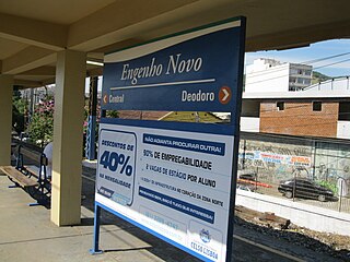 <span class="mw-page-title-main">Engenho Novo station</span> Railway station in Rio de Janeiro, Brazil