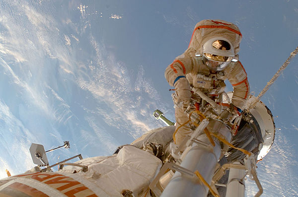 On 15 July 2008 Volkov participated in his second spacewalk.
