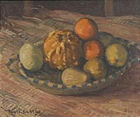 «Nature morte aux fruits et citrouille» (1900-1949)