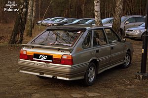 Fso Polonez: FSO Polonez, FSO Polonez Caro MR’91 i MR’93, Daewoo-FSO Polonez Caro Plus MR’97