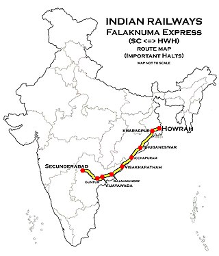 <span class="mw-page-title-main">Falaknuma Express</span> Passenger Service operated by Indian Railways