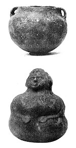 Pottery found in Mound No. 2, in the 1920 excavation FewkesPottery.jpg