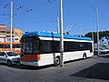 Noeuv filobus Solaris "Trollino" appena consegnaa a Sanremo.