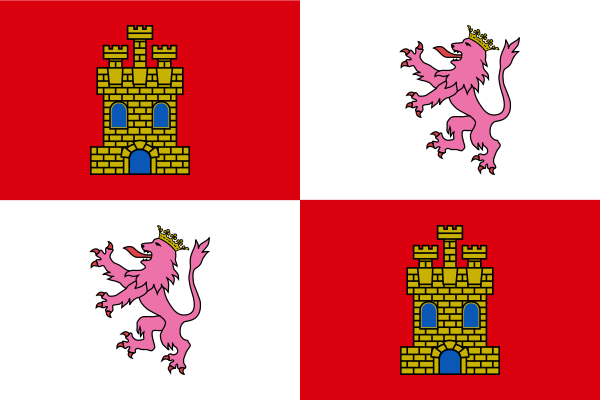 ファイル:Flag of Castilla y León.svg