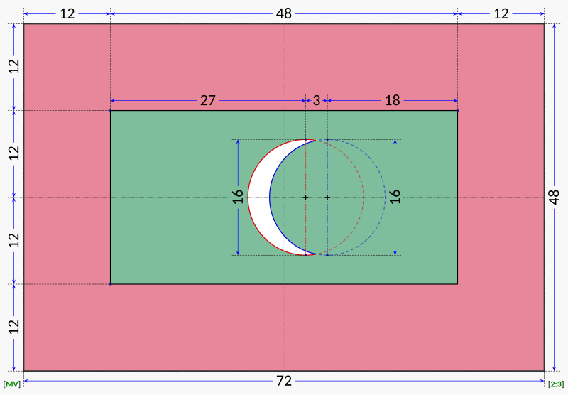 File:Flag of the Maldives (construction sheet).svg