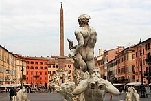 Fontana del Moro, Piazza Navona (Rome) Fontana del Moro Piazza Navona.jpg