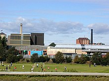 Modern buildings of the John Smith's Brewery. Football Field and John Smith's brewery - geograph.org.uk - 54539.jpg